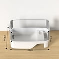 thumbnail image 2 of Turtle Tank Turtle House With Areas To Breed Feed Swim Bask Indoor Turtle Enclosure Small Animal Turtle Cage Reptile Habitat House 35x23x17cm/13.7x9.0x6.7 Inches, 2 of 8