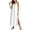01 White, variant on Spaghetti Strap Linen Maxi Dress for Women Summer Split Side Loose Swing Vacation Beach Lounge Dresses
