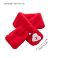 thumbnail image 2 of OUNONA Red Santa Claus Cross Scarf with Cozy Warmth and Stylish Christmas Patterns for Outdoor Winter Wear, 2 of 7