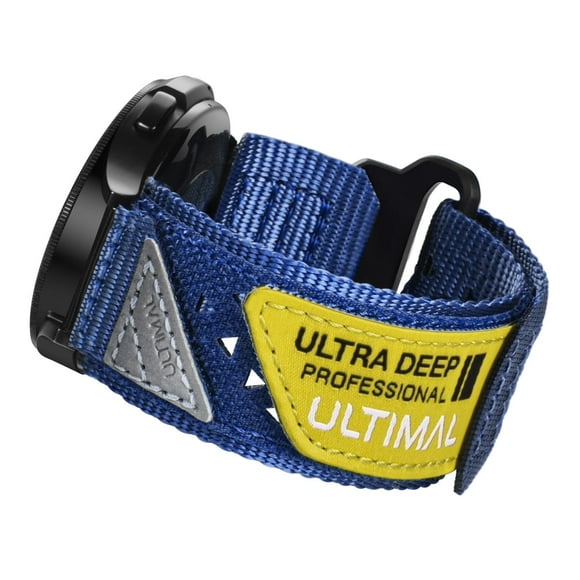 Correa de reloj ULTIMAL compatible con Samsung Galaxy de 20 mm, color azul