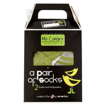 MR CANARY THISTLE SOCK FEEDERS ‘PAIR OF