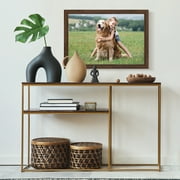 Gallery Solutions Gallery Solutions Wood Wall Mount Large Poster Picture Frame, 20 x 30, Walnut