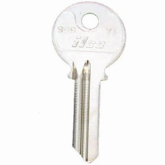 Kaba Ilco Key Blank,Brass,Type Y1,5 Pin,PK10 999-Y1