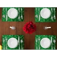 thumbnail image 2 of Christmas Trees Brocade Dinner Table Placemats Holiday Home Decoration 13" x 19" (Pack of 4), 2 of 5
