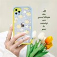 thumbnail image 6 of Compatible with iPhone 11 Pro Max Case for Women Girls,Soft TPU+Hard Detachable PC Bumper Durable Flexible Case with Cute Floral Flower Pattern Protection Transparent Case for iPhone 11 Pro Max, 6 of 7