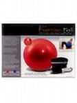 Bulk Buys OB350-1 25'' Plastic Rubber Exercise Ball with Pump - Pack of 1 - image 2 of 2