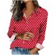 thumbnail image 1 of Camisetas de Manga Larga para las Mujeres Impreso Casual Suelto Cardigan Poliéster Longitud Regular de las Mujeres Larga Chaqueta de Invierno sin Capucha, 1 of 5