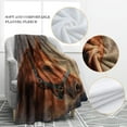thumbnail image 3 of Horse Vintage Red Blanket Smooth Soft Print Throw Blanket for Sofa Chair Bed Office Travelling Camping Women Gift 50"x60", 3 of 6