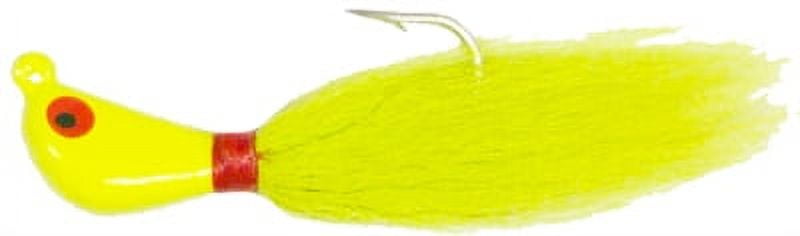 (2 pack) Ocean Logic Striper Fishing Jig, Color Chartreuse, Size 3/4 oz.