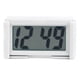 thumbnail image 2 of Mini reloj para automóvil Zulema LCD Adhesivo hora Fecha pantalla Tablero digital blanco, 2 of 8