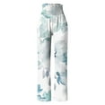 thumbnail image 5 of Lilgiuy Women Casual Printing Pockets Elastic Waist Comfortable Straight Loose Pants for Camping Climbing, 5 of 5