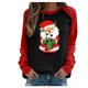 thumbnail image 3 of Suéter de mujer con dibujos animados navideños, suéter de invierno de manga larga para mujer, jersey de moda para mujer, 3 of 5