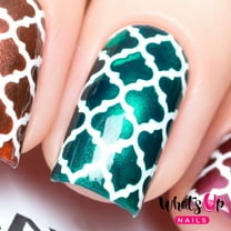 Whats Up Nails - Moroccan Vinyl Stencils Nail Art Design