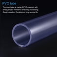 thumbnail image 4 of Unique Bargains 43mm ID 50mm OD 0.2m Transparent Blue PVC Rigid Round Pipe High Transparency, 4 of 6