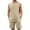 N97-Khaki, variant on RMGVDSD Mens 2 Piece Short Sets Men's Summer Loose Sleeveless Tank Top And Shorts Set Casual Sports Suit Solid Color Workout Outfits Comfort Clothes for Men