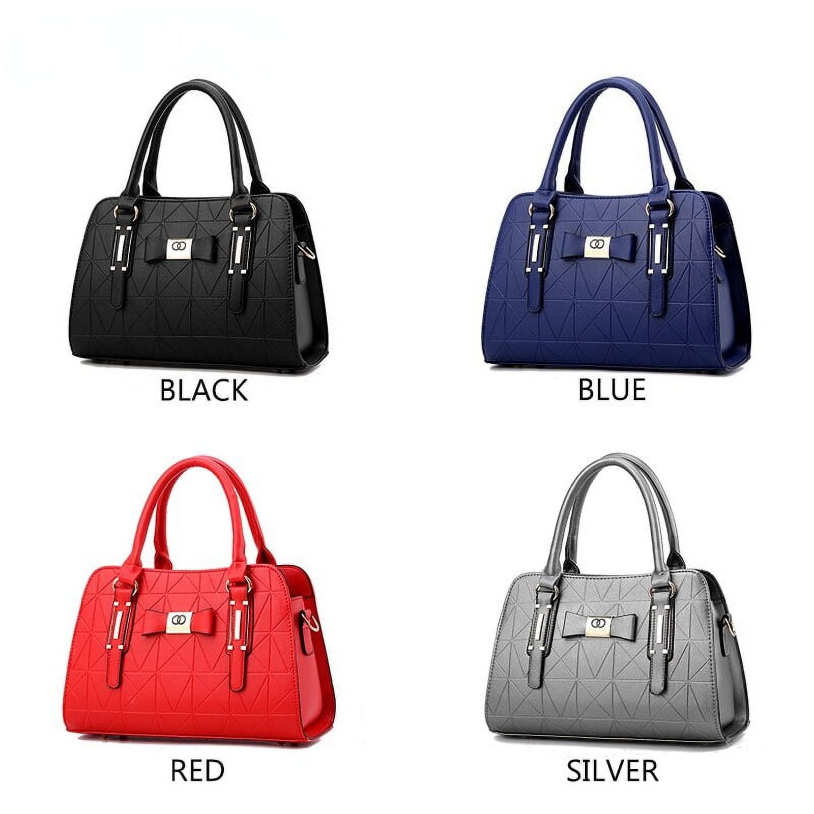 PIKADINGNIS Designer 4pcs Woman Bag Set Fashion Female Purse and Handbag 5  Color Four-Piece Leather Shoulder Bags Tote Messenger Bag