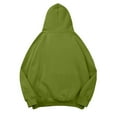 thumbnail image 4 of Oversized Hoodies for Women Fall Fashion 2025 Long Sleeve Sweatshirts with Pocket Basic Solid Loose Fit Hooded Tops Z002-GN3 L, 4 of 5