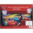 Disney Cars Light Up Canvas Wall Art with BONUS LED Lights
