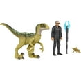 thumbnail image 5 of Jurassic World Dr. Ian Malcom  Velociraptor Action Figure Set, 5 of 6