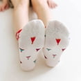 thumbnail image 4 of Sock Slippers Printed Fun Colorful Festive Crew Knee Cozy Socks Women Fancy Christmas Holiday Design Soft Sock, 4 of 6
