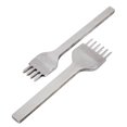 thumbnail image 3 of 4mm 4 In 1 DIY Prong Diamond Chisel Leather Craft Tools Hole Punch Tool Set Kit, 3 of 8