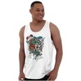 thumbnail image 5 of No Regrets Skull Snake Rose Tattoo Tank Top T Shirts Men Women Brisco Brands S, 5 of 6