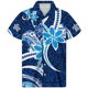 thumbnail image 3 of Camisa hawaiana con estampado tribal polinesio de moda Harajuku de gran tamaño más nueva, camisetas casuales de manga corta de verano transpirables para hombres, 3 of 5