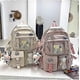 thumbnail image 3 of Kawaii Backpack with Kawaii Pin and Accessories Backpack Cute Aesthetic Backpack Cute Kawaii Backpack for School(white), 3 of 5