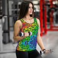 thumbnail image 6 of Womens Workout Tank Tops, Rainbow Butterflies Racerback Tank Tops Quick Dry Vest Sleeveless Athletic Yoga Gym, 6 of 7