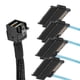 thumbnail image 5 of Cable Cable adaptador de corriente MiniSAS HD SFF-8643 36P a 4SFF-8482 29 15P SAS (1 m), 5 of 9