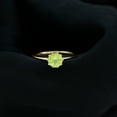thumbnail image 3 of Rosec Jewels Peridot Solitaire Engagement Ring 2 Carat - August Birthstone Ring for Women - 8 mm - AAA Quality Certified, 18K Yellow Gold, US 5.00, 3 of 6