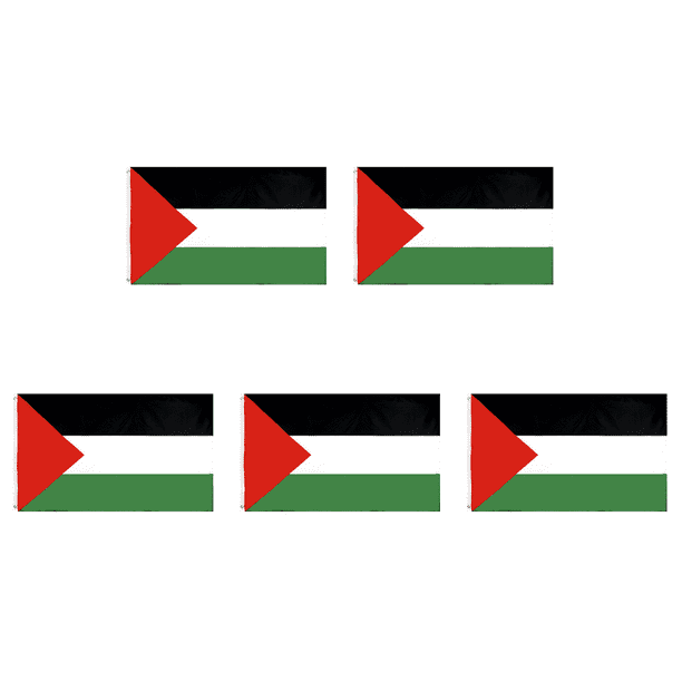 Banderas palestinas Bandera del país para manifestaciones de desfile (150 * 250 cm)