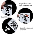 thumbnail image 4 of 12 Inch Large Car Stencil St. Patrick's Day Shamrock Templates Reusable Lucky Clover Plastic Square Gnome Cup Stencils Leprechaun Sign for Painting on Wood Wall Scrapbook Floor Tile, 4 of 8