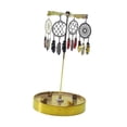 thumbnail image 4 of Candelabro giratorio para centro de mesa, fácil de montar, velas de pilar giratorias, decoración para bodas, salas de estar familiares Decoración de aro con atrapasueños, 4 of 8