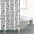 thumbnail image 4 of White Sun Moon Cloud Planet Star Pattern Shower Curtain 72"x72" ,Bathroom Decorative Shower Curtains Set with 12 Hooks,Modern Waterproof Washable Shower Curtain, 4 of 6