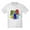 Ash Gray, variant on - Dinosaur Easter Eggs Kids Light T Shirt - Light Classic Kids Graphic, Short Sleeve T-Shirt, Sizes XS-XL