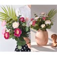 thumbnail image 4 of Ramo de flores artificiales, centro de mesa de oficina en casa, decoración floral, fiesta de boda, flor de seda falsa sidaley HA7121-00B, 4 of 6