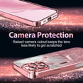thumbnail image 5 of Casetego for iPhone 16 Pro Case,Compatible with MagSafe,Clear Magnetic Glitter Gradient Sparkle Luxury Plated Soft TPU Bumper Full Camera Lens Protector,Rose Gold, 5 of 7