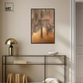 thumbnail image 3 of Starry Night in Copper Tone Canvas Elegant White and Gold Art by Art Remedy, Black Frame, 20" x 30", 3 of 7
