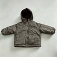 thumbnail image 6 of Ceisia Boys Hooded Coat 2 To 9 Years Little Kids Autumn Winter Solid Fleece Lined Thick Zip Pocket Warm Cotton Padded Outerwear Jacket Gift, 6 of 8