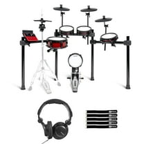 Alesis NITRO ULTIMATE 9-Piece Professional Electronic Drum Kit with Headphones Package