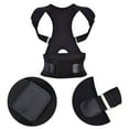 thumbnail image 1 of Back Men Women Elastic Adjustable Shoulder Brace Waist Belt Back Support Posture Corrector, 1 of 7