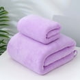 thumbnail image 2 of Zatoumnr Coral Velvet Absorbent Bath Towels For Adults Face Towel Bath Towel Set Soft Comfortable Bathroom Towel Set Highly Absorbent Soft Bathroom Towels Set Perfect for Daily Use, 2 of 8