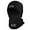 Black Two-piece Suit, variant on Womens Knitted 3 in 1 Cold Proof Hat Full Face Knit Hood Hat, Warm Breathable Winter Face Mask Neck Gaiter Beanie