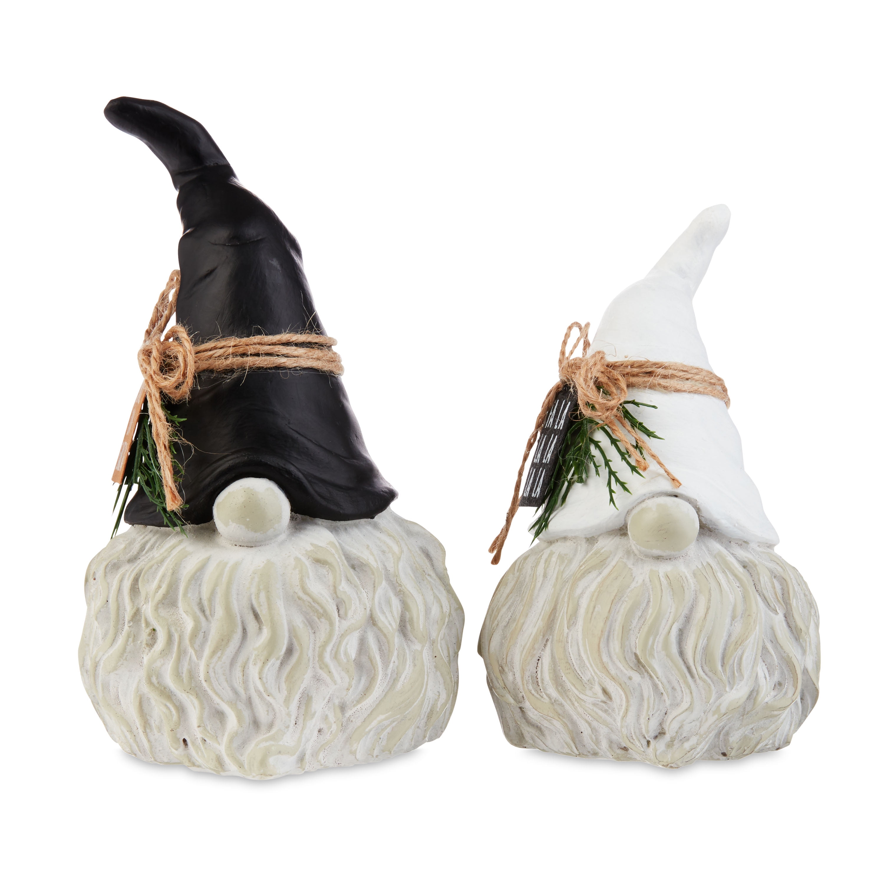 Holiday Time 2-Count Christmas Season 6-Inch Resin Gnome Figurines, Various Colors