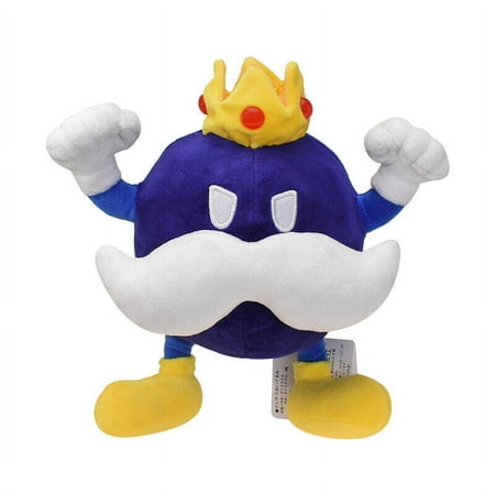 Super Mario Bros Plush Toys King Bob-omb Soft Stuffed Doll Kids Gifts 8"