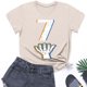 thumbnail image 4 of Blusas y camisas de manga corta con cuello redondo para niños pequeños, niños y niñas, camisetas estampadas de moda, lindas camisetas de manga corta con cuello redondo y estampado, blusa para niña, 4 of 7