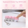 thumbnail image 4 of Botón Estrés Alivio Keyboard Clicker TEQUENO DESCOPRESIÓN TEJES TECLADO DEL TECLO TELECHA FIDGE 4 TECHAS CON LED LIGHT DIY PARA SUMINIS, 4 of 9