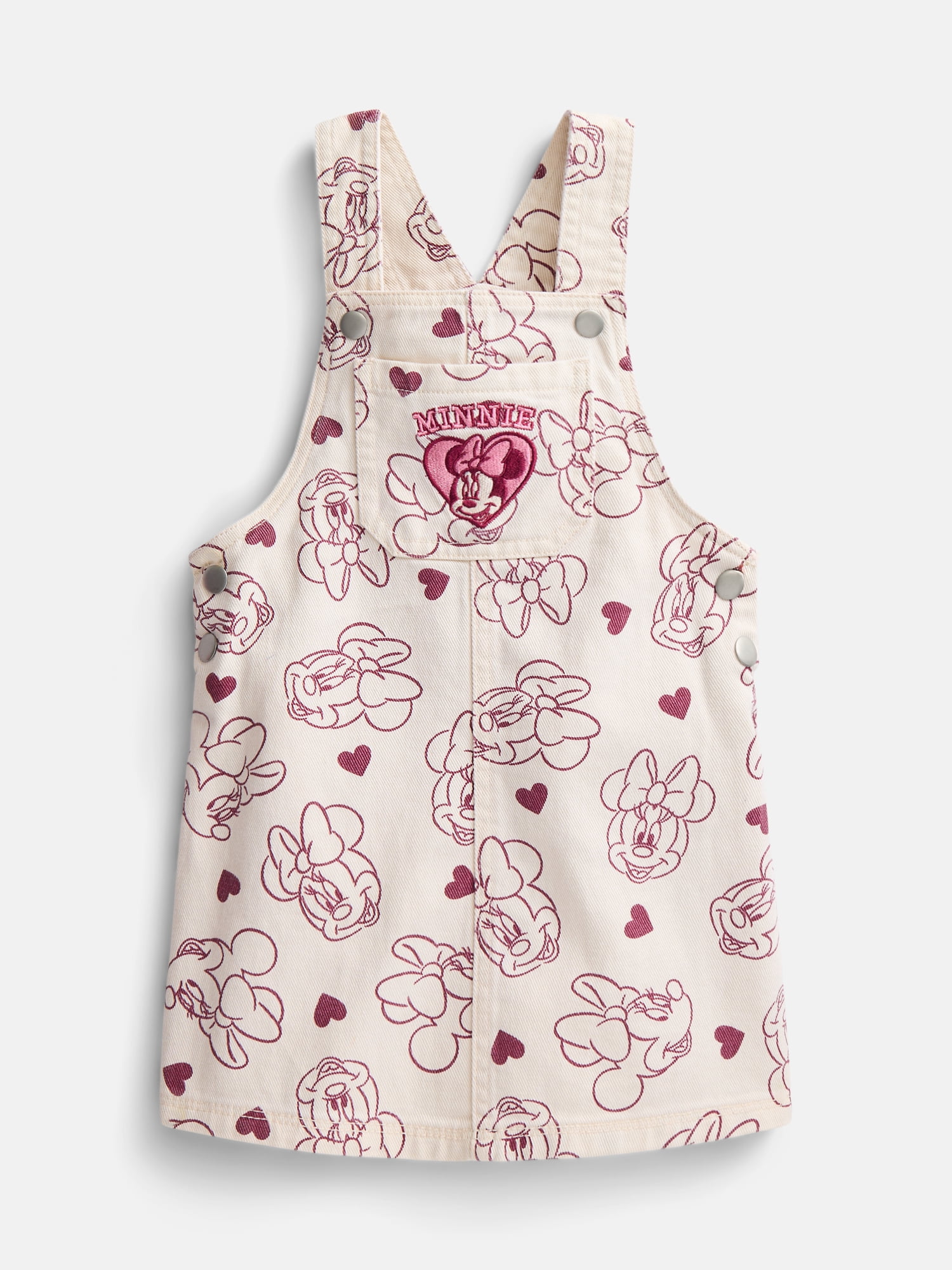 Minnie Mouse Toddler Girls Short Sleeve Tee and Cotton Skirtall Set, 2 Piece, Sizes 12M-5T