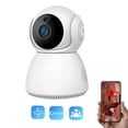 thumbnail image 1 of Monitor de Bebé Inalámbrico con WiFi, Visión Nocturna Infrarroja, Alerta de Movimiento, Audio Bidireccional, 1MP, Adaptador Incluido, Ideal para Cuidado Continuo de Niños y Mascotas., 1 of 3